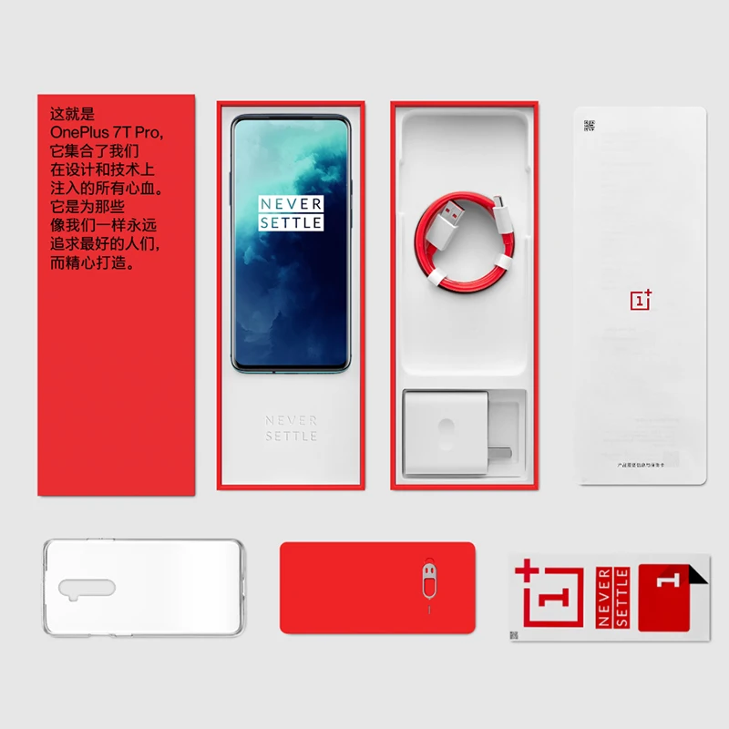 Телефон OnePlus 7T Pro с глобальной прошивкой, 8 ГБ, 256 ГБ, Snapdragon 855 Plus, 6,67 '', жидкий AMOLED экран 90 Гц, камера 48 МП, аккумулятор 4085 мА, UFS 3,0