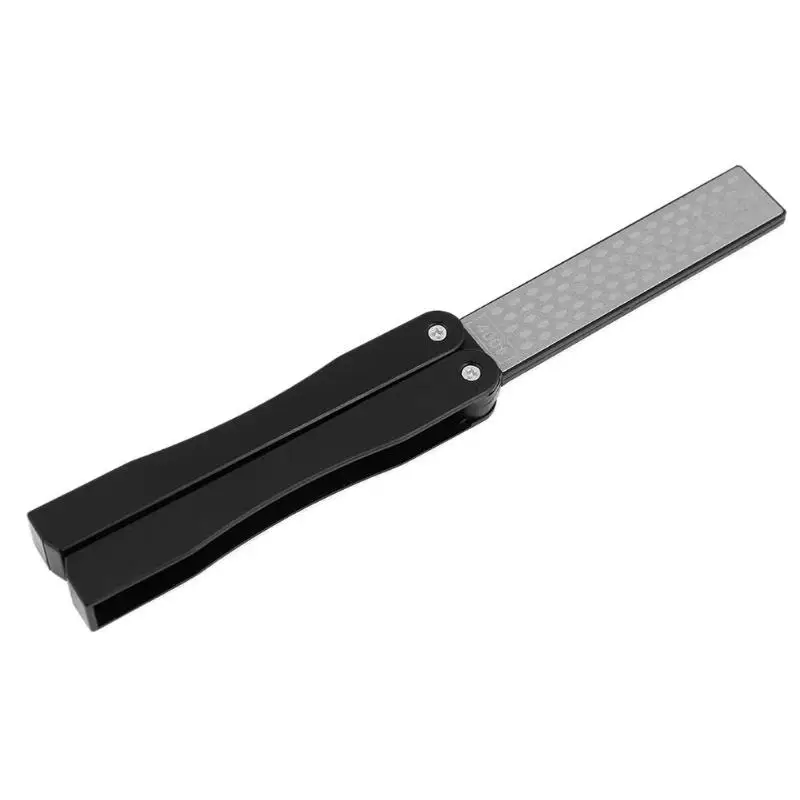 

2 Side Folding Fan-Shape Stone Diamond Knife Sharpener Outdoor Repair Tools