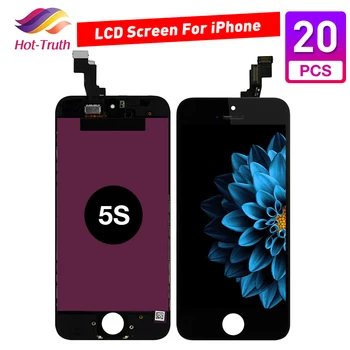 

20pcs/lots For iPhone 5S LCD Screen Display With Touch Digitizer Replacement A1453, A1457,A1518, A1528, A1530, A1533
