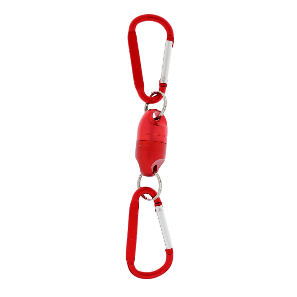 

Magnetic Landing Net Release Keeper Twin Buckle Fly Fihsing Net Holder