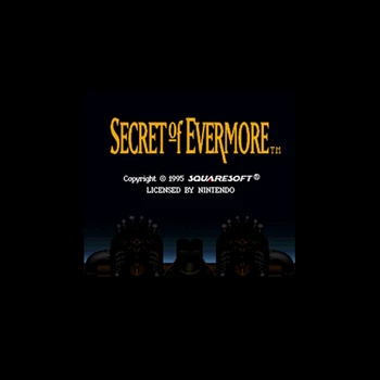 

Secret of Evermore USA Version 16 bit Big Gray Game Card For NTSC Game Player