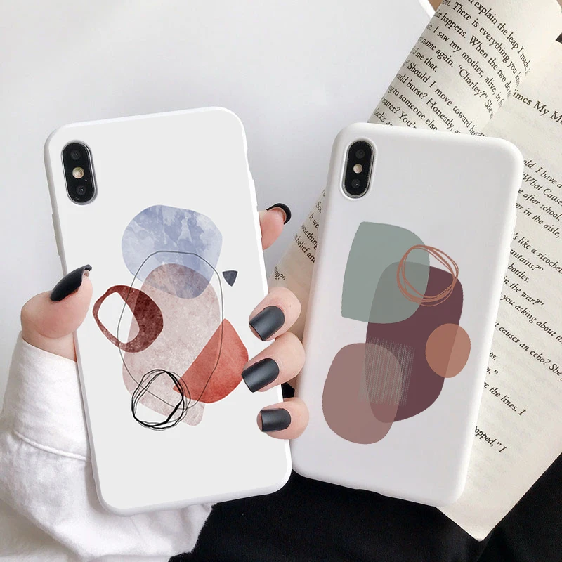 Чехол для телефона с абстрактным рисунком в стиле ретро Xiaomi Mi 10T Redmi Note 9S 9 S 9A 9C 8 T 7 5
