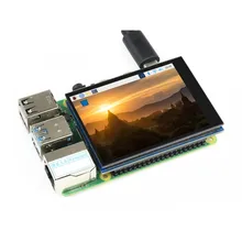 Raspberry Pi 2,8 inch LCD Touch Bildschirm 480 × 640 Auflösung DPI IPS Voll Laminiert Gehärtetem Glas Abdeckung für RPI 4B/3B +/3B/Null W