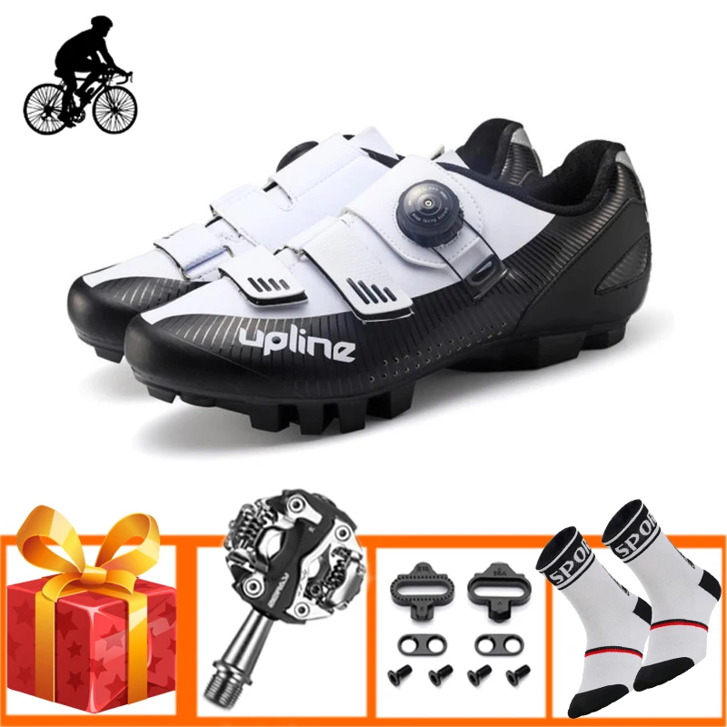 Cycling Shoes Add Spd Pedals For Women Men Mountain Bike Sneakers
