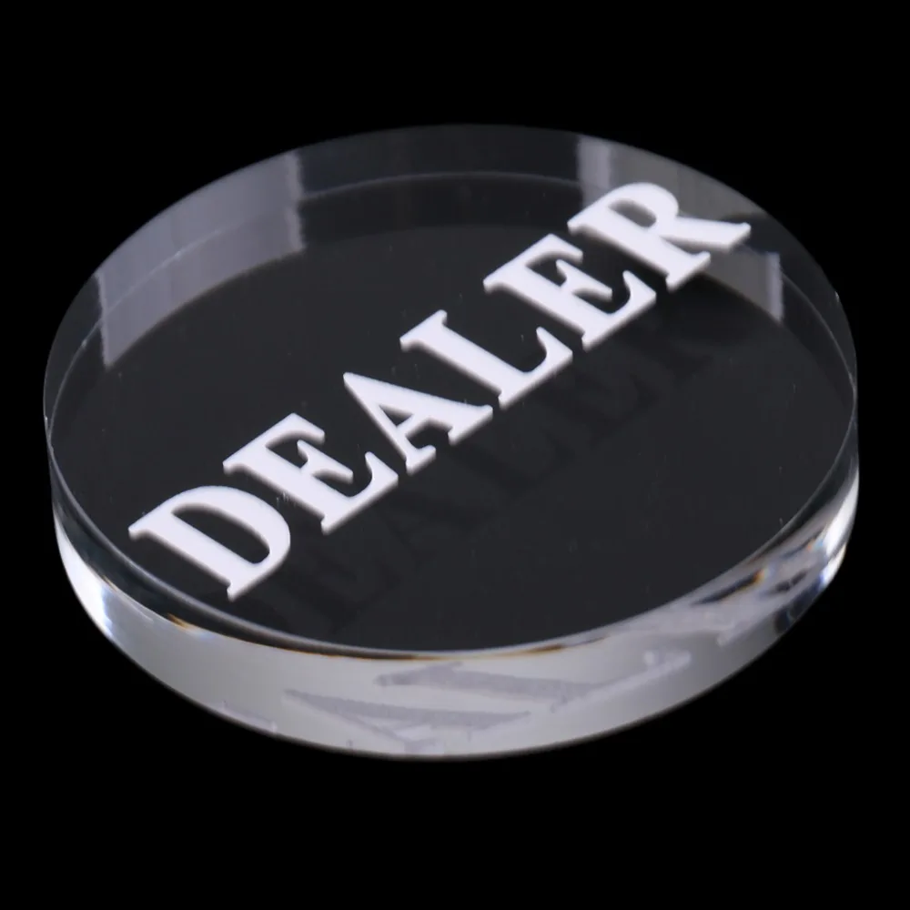 Кнопка Дилера покера акриловые PokerStars дилер для игры в покер карты 56 мм лучший