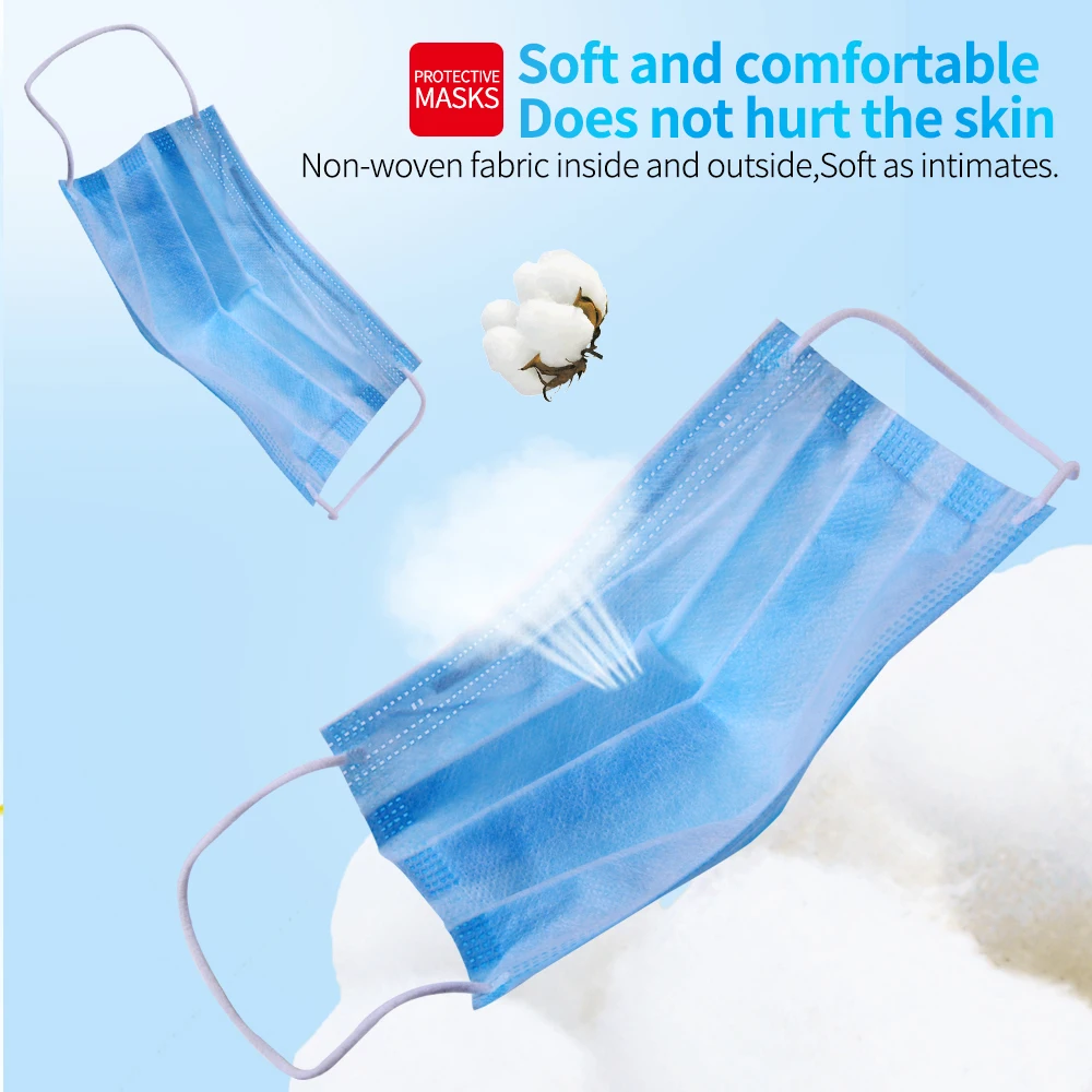 Disposable-Face-Masks-Non-wove-3-Layer-Filter-Mask-Outdoor-Breathable-Earloops-Mouth-Masks-Protective-mascarill