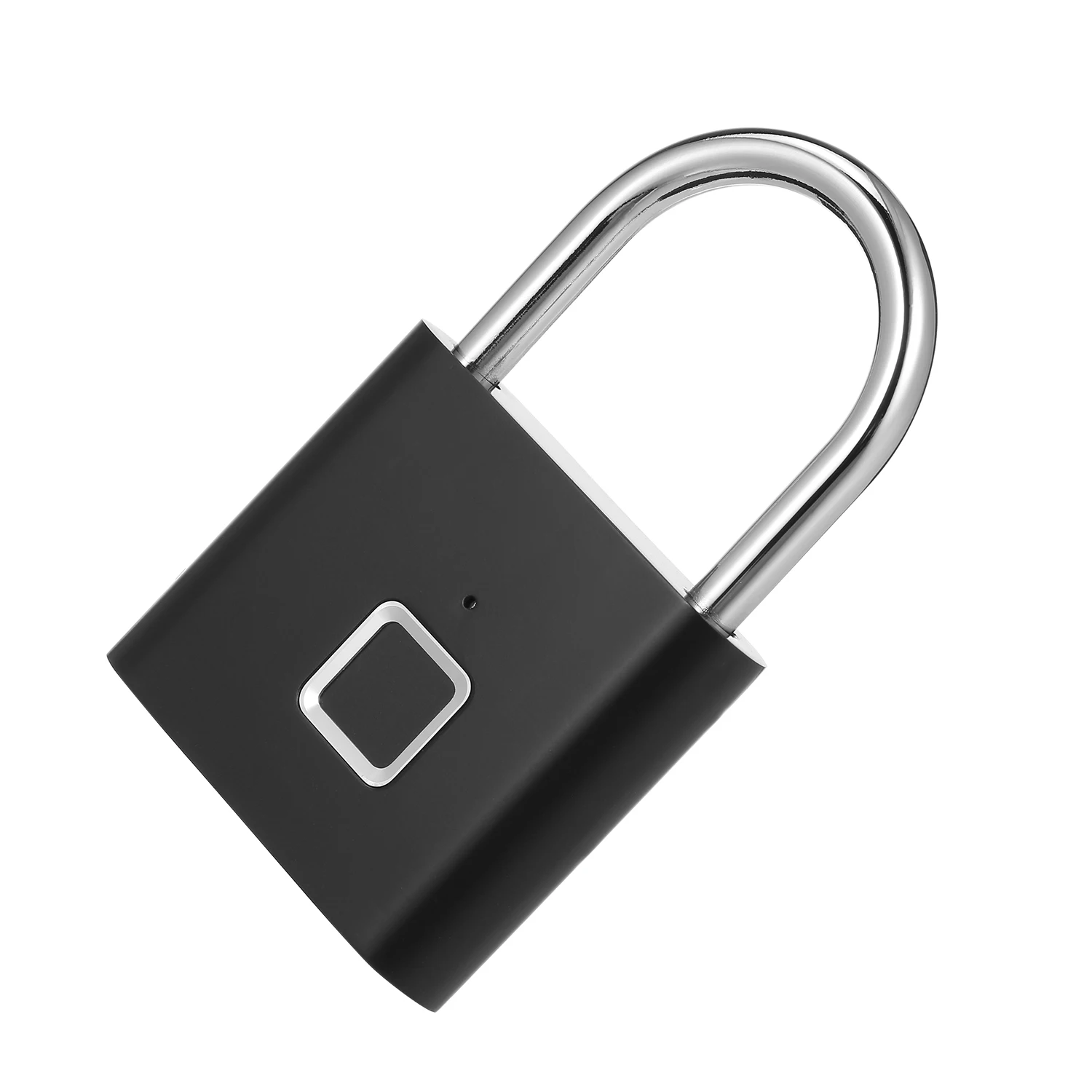 Умный Замок с защитой от отпечатков пальцев, USB Перезаряжаемый IP65 Водонепроницаемый замок без приложения, для помещений и улицы, для шкафчиков, сумок, чемоданов