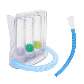 

1Pcs Breathing Trainer Vital Capacity Lung Function Breathing Respiratory Exerciser Exercise Three Ball Instrument