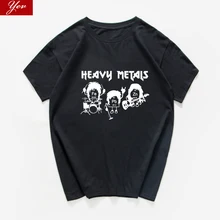 Футболка для мужчин с тяжелыми металлами, крутая уличная одежда в стиле хип-хоп, химия, Менструальный стол, рок-н-ролл, музыка, физика, биология, панк, Мужская футболка