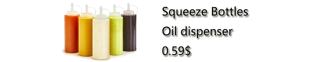 Squeeze Bottles Oil dispenser
