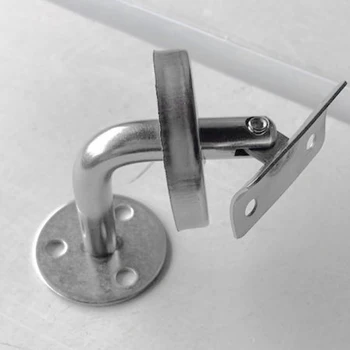 

Stainless Steel Handrail Bracket Glass Balustrade Stair Wall Glass Support Handrail Ladder Wall Handrail Stairway Accessories