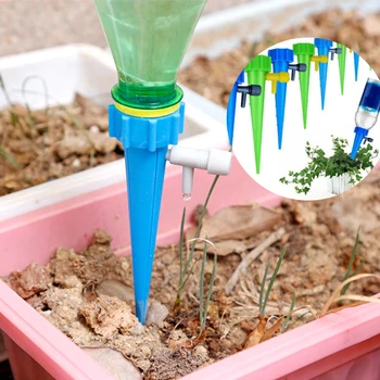 

Automatic Self Watering Spikes System Can Save Some Water Newly Designed Valve Control The Dripping Speed Garden Waterer Tool
