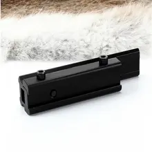 Охотничий Тактический 11 мм ласточкин хвост до 20 мм Пикатинни Вивер рельс расширение съемный Базовый адаптер с стоп-контактом