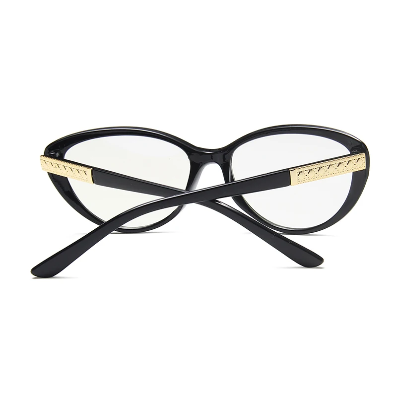 LongKeeper Fashion Vintage Cat Eye Glasses Frame Eyeglasses Women Computer Glasses Optical Glasses for Unisex Eyewear UV400