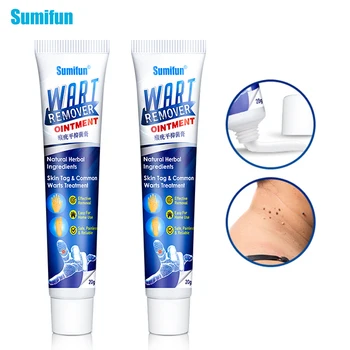 

Sumifun 2Pcs Skin Tag Removal Wart Chinese Medicine Treatment Skin Warts Removal Plantar Warts Against Moles Ointment Skin Care