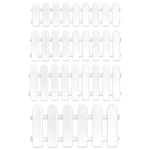 Műanyag Kerítés Udvar Beltéri Kert Óvoda Virágkerti Zöldség Kis Barkács Karácsonyi Dekoráció - Image 5