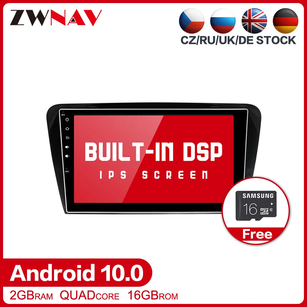 DSP 4 core Android 10.0 Car Multimedia player For Skoda Octavia 2014-2017 Radio GPS Navi Audio Video stereo head unit free map DSP 4 core Android 10.0 Car Multimedia player For Skoda Octavia 2014-2017 Radio GPS Navi Audio Video stereo head unit free map