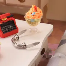 

2Pcs Dollhouse Door Handle Fashionable Micro Decor Smallest Detail for Kids Miniature Drawer Pulls Miniature Door Handle