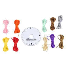 XUQIAN Hot Sale Round Kumihimo Disk With Cord Braiding Disc Set for DIY Weaving Jewelry Making L0069