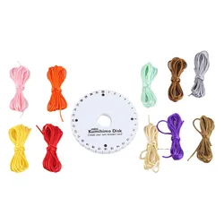 XUQIAN Hot Sale Round Kumihimo Disk With Cord Braiding Disc Set for DIY Weaving Jewelry Making L0069