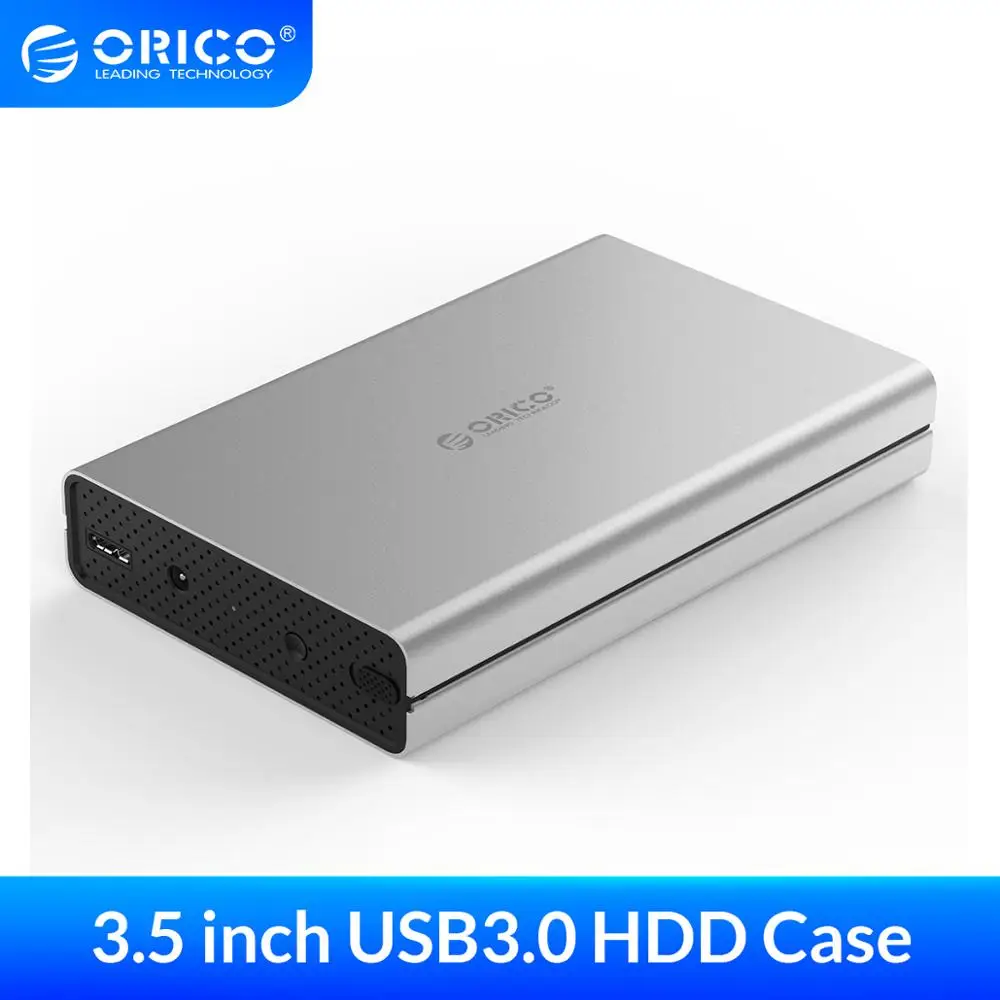 ORICO 3 5 дюймов USB3.0 HDD чехол Гбит/с 8 ТБ Micro B поддержка UASP 12V2A источник питания