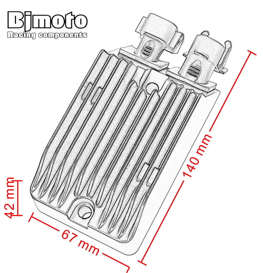 Bjmoto мотоцикл 12V Напряжение Регулятор выпрямителя Для Harley Davidson XL 883 Sportster XL 1200X X48 XL883 XL1200X