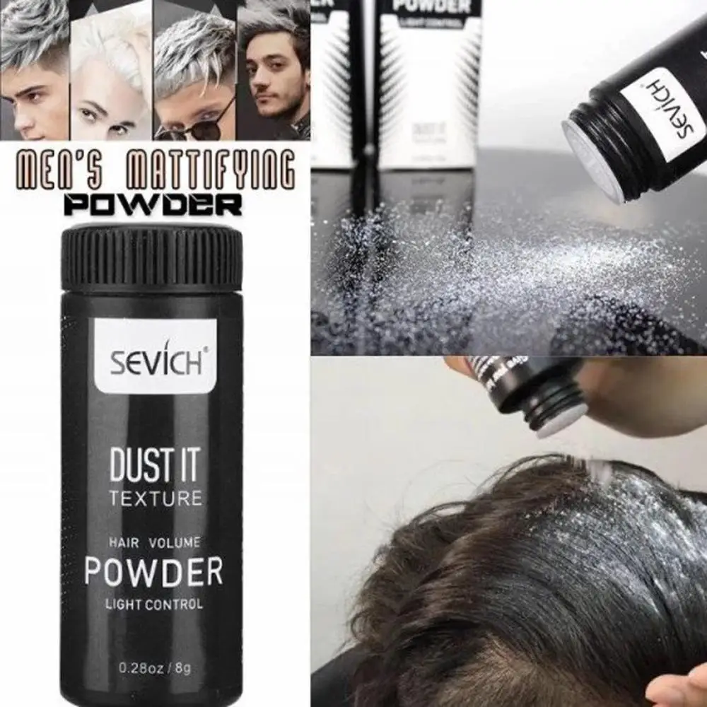 

Hair Building Fiber Powder Volumizing & Texturizing Mattifying Powder Men Women Oil Remove Quick Hair Mattifying Powder