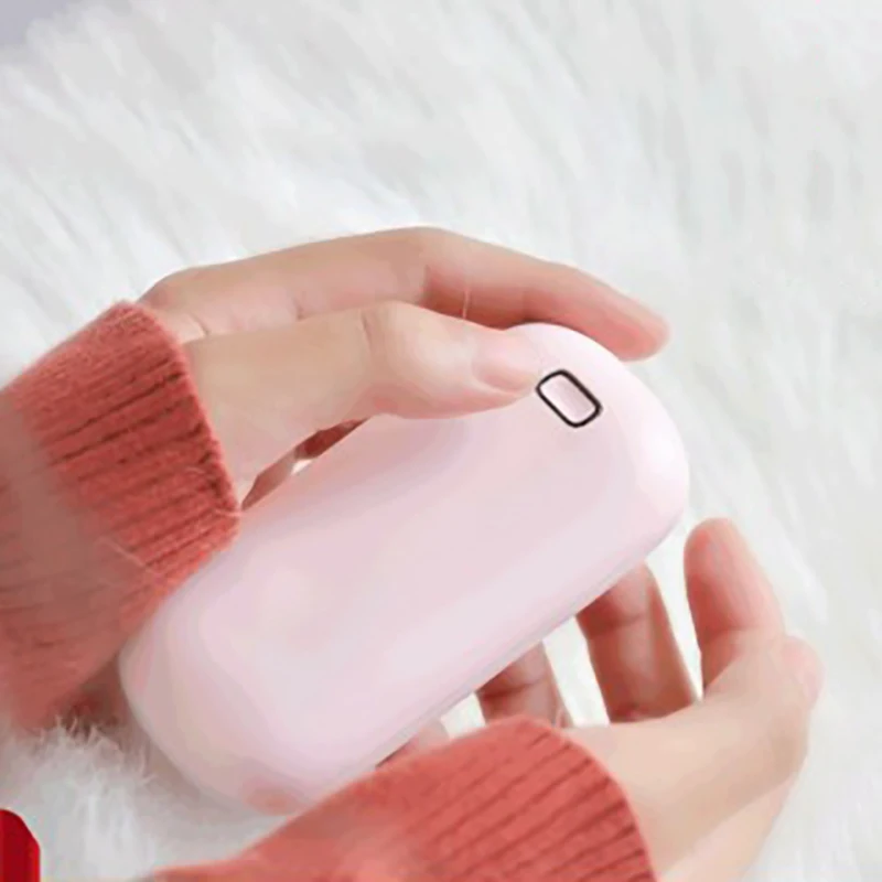 Портативный Мини Зимние зарядка через USB грелка для рук в минималистичном