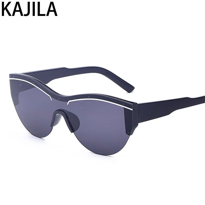

New Arrival 2019 Conjoined Ladies Oversized Sunglasses Women Gradient Red Sun Glasses 0004