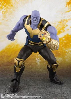 

16cm Thanos Action Figures Movable Joints Face Change Pvc Model Marvel Avengers Alliance 3 Infinity War Thanos Gifts Figures