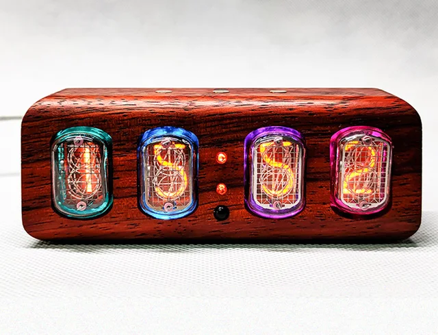 Enwebalay Nixie Tube Clock Simulation, Led Digital Clock Bluetooth