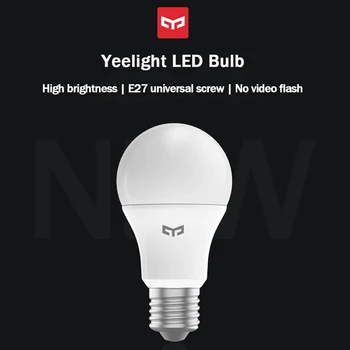 

Yeelight E27 9W E27 LEDs Bulb Eye-protection 6500k White Led Lamp High Lighting for Bedroom Kitchen Porch Garage