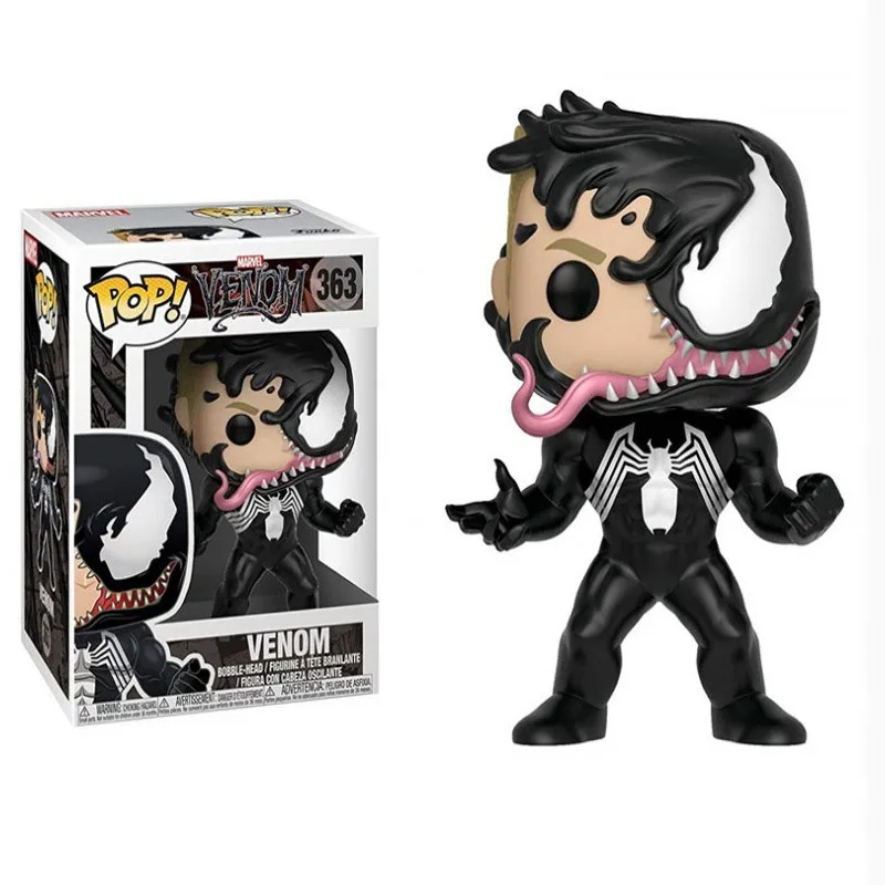 FUNKO POP чудо-яд Капитан Америка Халк Железный человек Дэдпул Черная пантера для детей на день рождения Рождественский подарок с коробкой