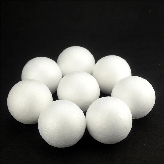 10 Pcs DIY Foam Ball Polystyrene Styrofoam Foam Ball Spheres Crafts Diy  Natal Party Wedding Ball Decoration Supplies Gifts