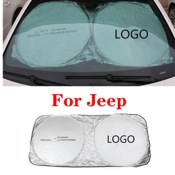 

For Jeep Cherokee KK KL Compass MK MP Grand Cherokee WL WK Wrangler Car Sun Visor Front Windshield Visiere Protection Sunshade