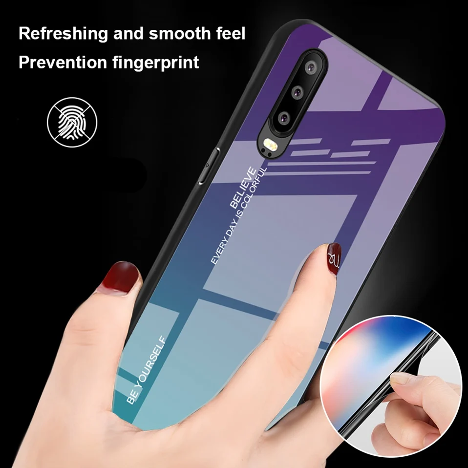 Case For Huawei P30 P20 Pro Lite Nova 3 3i Cover Luxury Glass Case For Huawei Honor 8X 10 10i 20 20i Mate 10 20 30 Pro Lite (5)