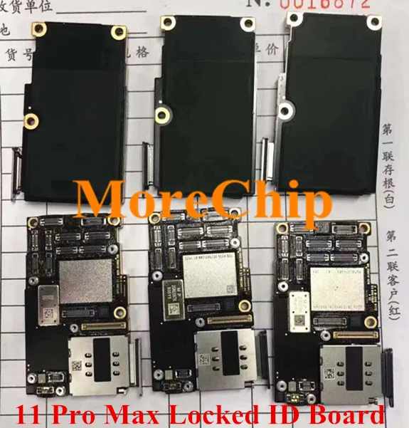 Для iPhone 11 Pro Max ID Board 64 Гб материнская плата заблокированная материнская плата логическая плата хорошая работа после смены ЦП Базовая полоса