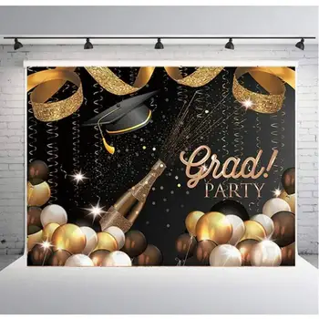 

Freya Academic Cap Beer Graduation Ceremony Theme Party Decor Backdrop Photography Background Props 7x5FT/5x3FT