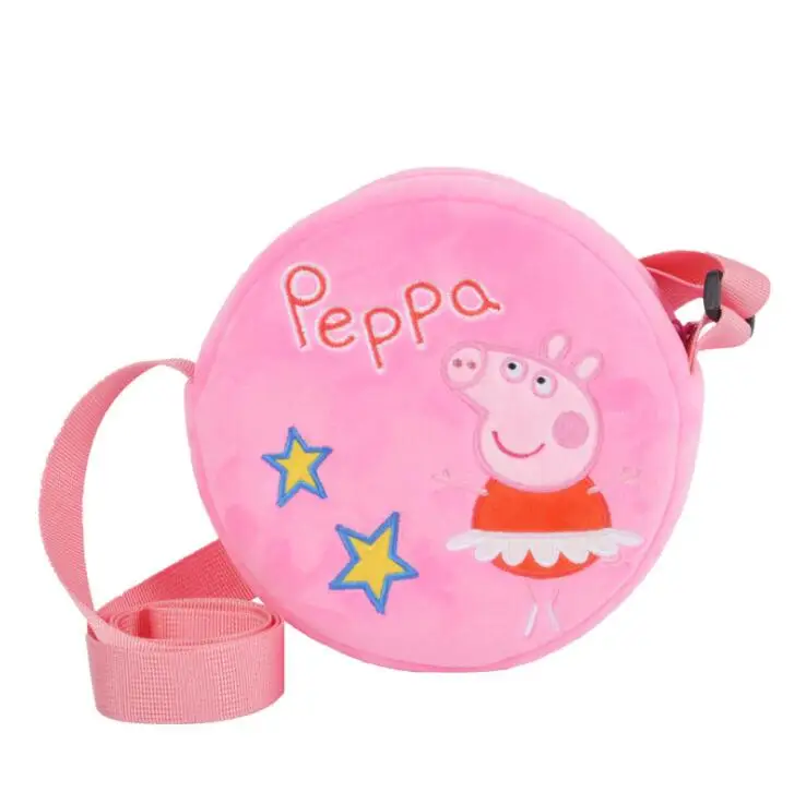 PEPPA Свинья Пеппа Джордж плюшевый рюкзак высокого качества Мягкая мультяшная сумка кукла для детей детская игрушка - Цвет: 7