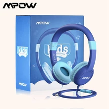 Детские наушники для Mpow Проводная гарнитура с объемом 85 дБ ограниченная Защита слуха аудио разъем на ухо наушники для детей
