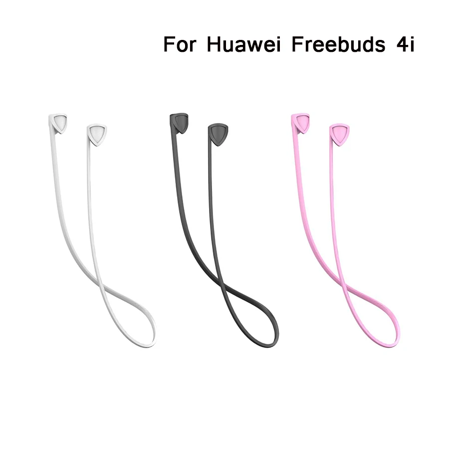 Anti-Lost Silicone Earphone Rope Holder Cable For Huawei Freebuds 4i Wireless Headphone Neck Strap Cord String | Электроника