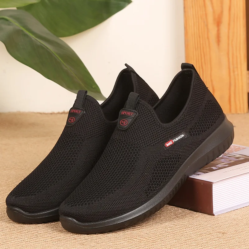 

Men's Sports Shoes for Running Sneakers Men Leisure Black Tenis Brand Breathable Famous New Summer Soft-soled Plus Size Shoes
