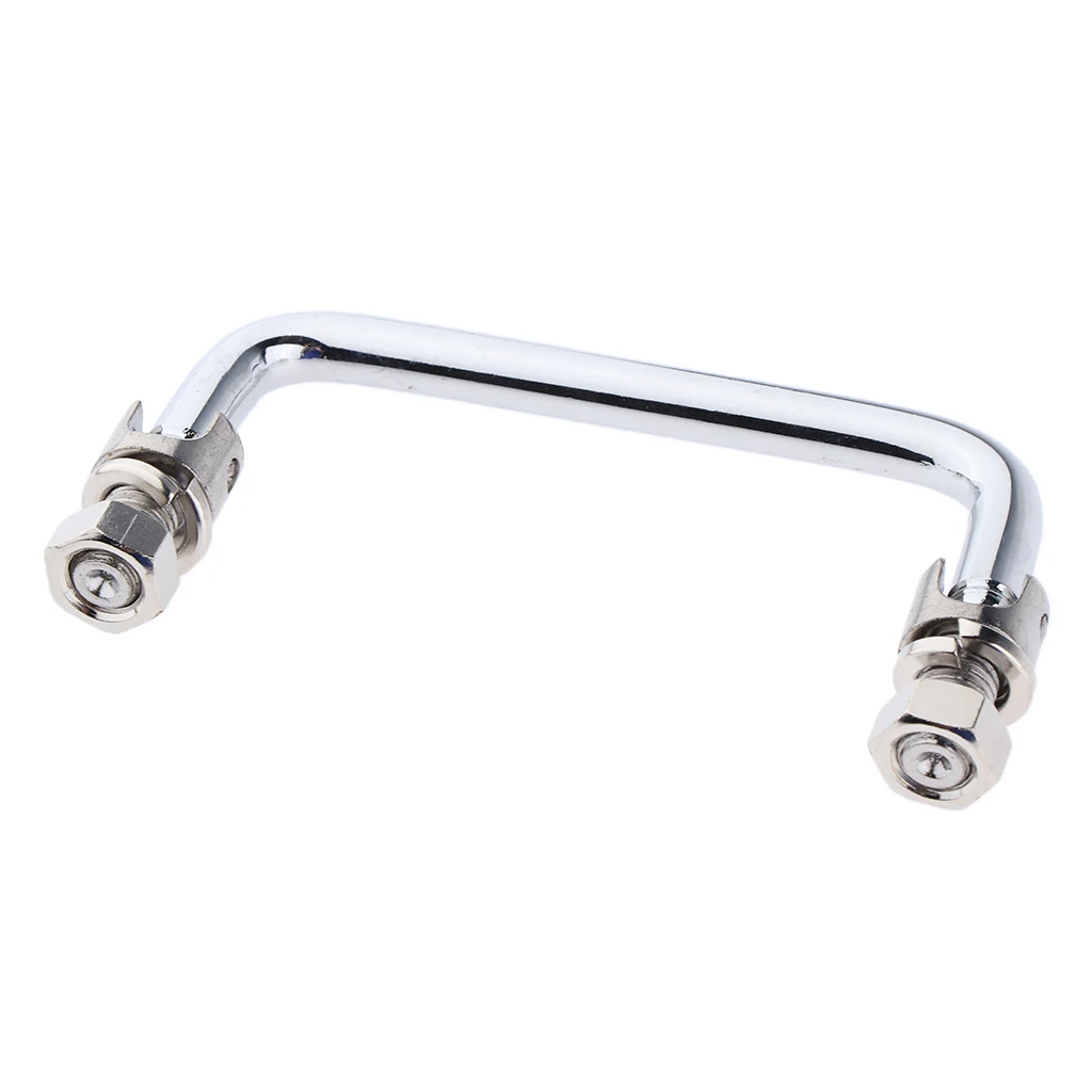 Stainless Steel Heavy Duty Boat Marine Folding Grab Handle Hand Rail Door Assist Bar Hardware, Length 4-inch Round Tube