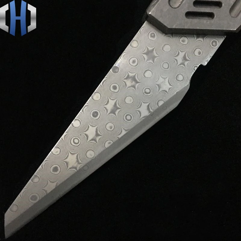 Лезвие универсального ножа можно заменить CKB-2 титановым лезвием Horseskin EDC инструменты