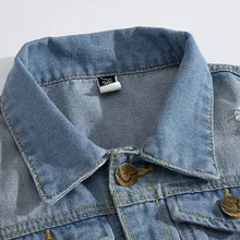 Большой размер корейский стиль Тонкий приталенный светильник синий ковбойский жилет тренд мужской жилет Мода