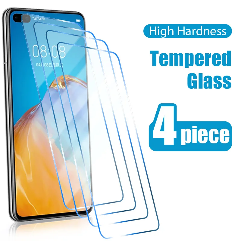 4 шт. Защитное стекло для Huawei Mate 30 20 Lite P50 P40 P30 P20 Защита экрана Y9S Y8S Y6S Y8P Y7P Y9 Y7 Y6 2019 |