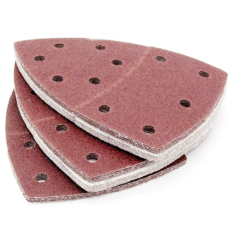 

Hot Sale Pack of 120 Hook and Loop Sanding Sheets 105 x 152 mm Grit 20 Each of 40/60/80/120/180/240 for Multi Sander