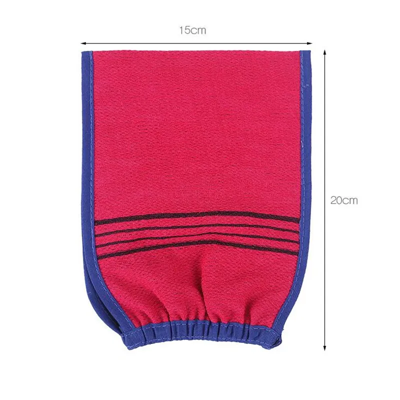 1Pc Shower Spa Exfoliator Two-sided Bath Glove Body Cleaning Scrub Mitt Rub Dead Skin Removal Magic Peeling Glove 6