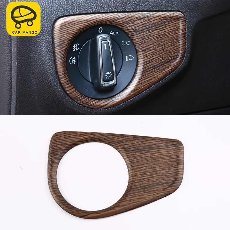 CARMANGO для Volkswagen VW Atlas Teramont Авто переключатель фар рамка накладка наклейки