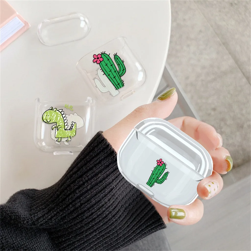 for Airpods Pro Earphones Cute PC Protective Case Cover Key Chain Pouch Skin Wireless Bluetooth for apple Headset Accessories #A